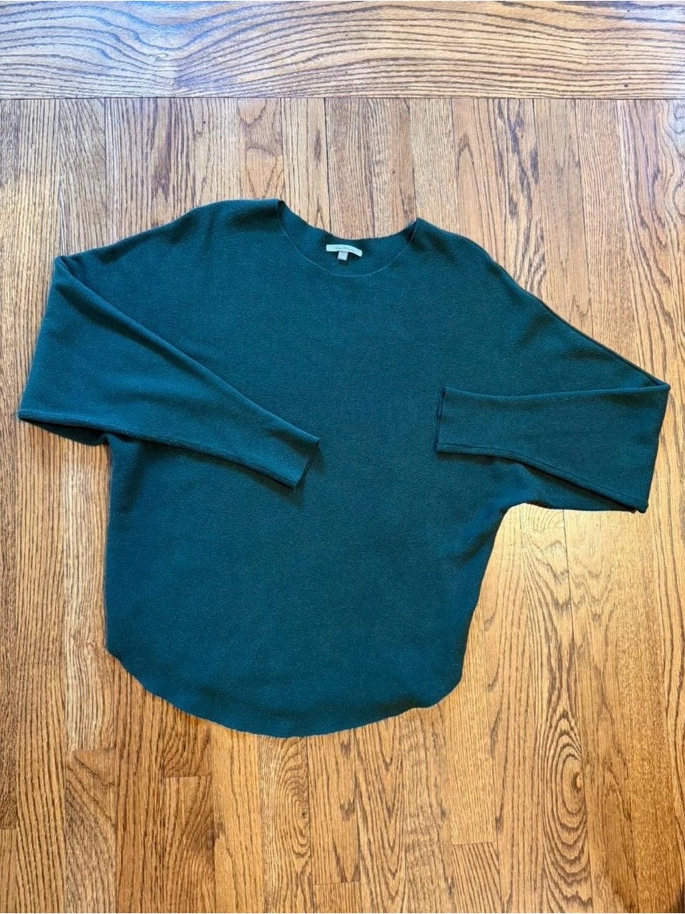 Women’s Dark Green Crewneck Sweater - Classic Lightweight Knit